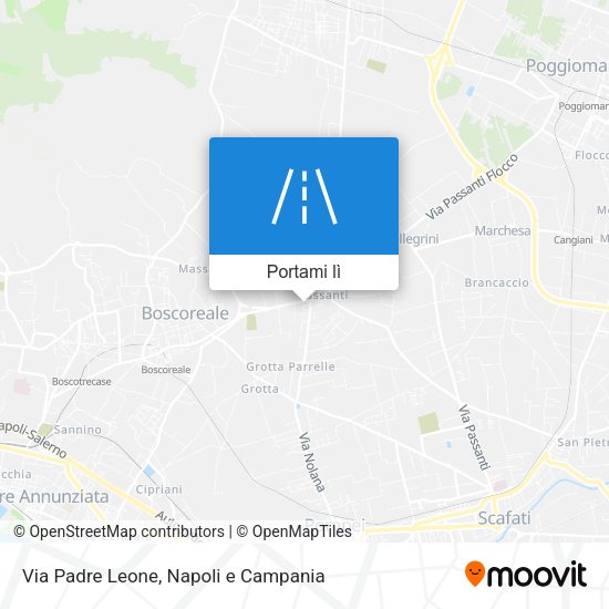 Mappa Via Padre Leone