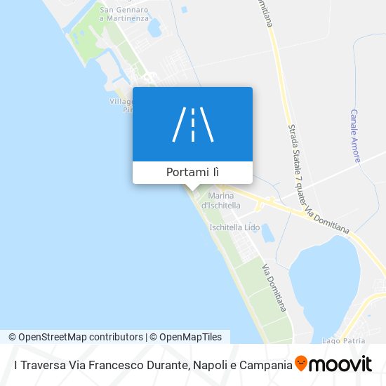 Mappa I Traversa Via Francesco Durante