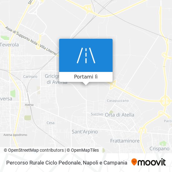 Mappa Percorso Rurale Ciclo Pedonale