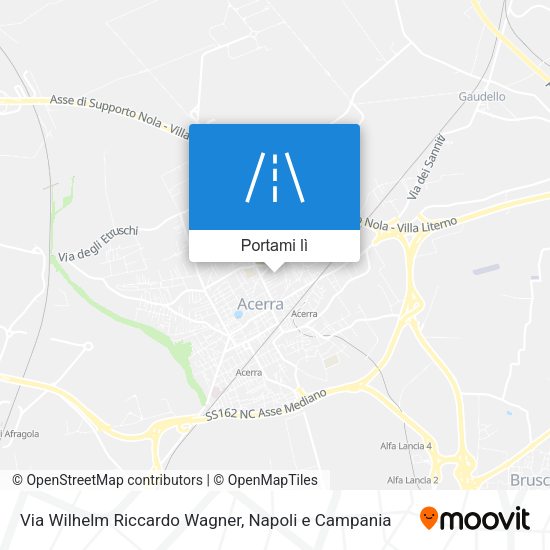 Mappa Via Wilhelm Riccardo Wagner