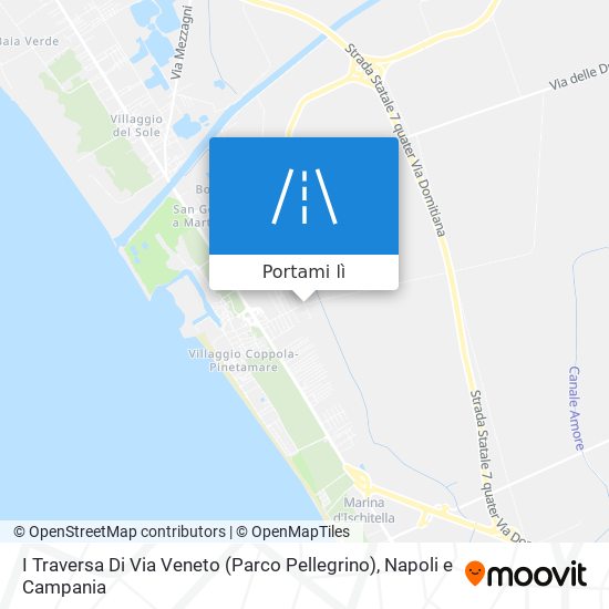 Mappa I Traversa Di Via Veneto (Parco Pellegrino)