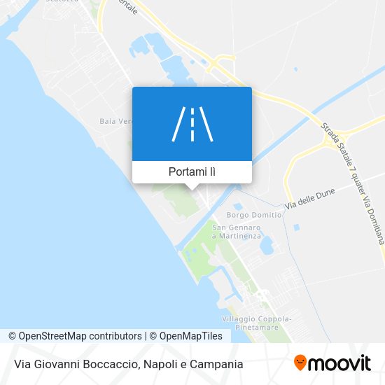 Mappa Via Giovanni Boccaccio