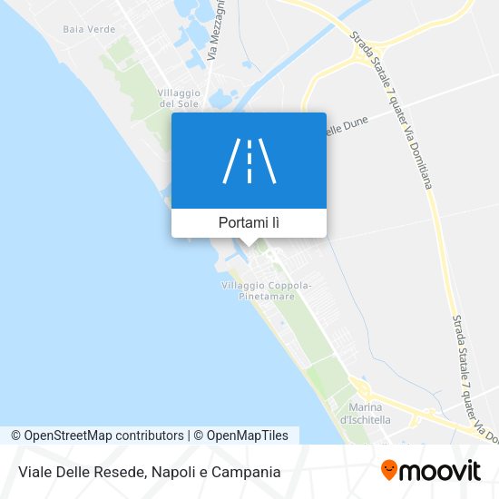 Mappa Viale Delle Resede