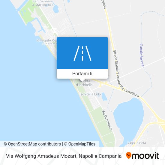 Mappa Via Wolfgang Amadeus Mozart