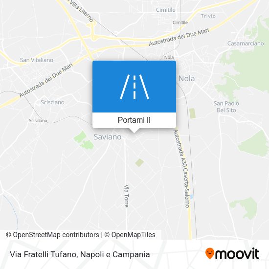 Mappa Via Fratelli Tufano