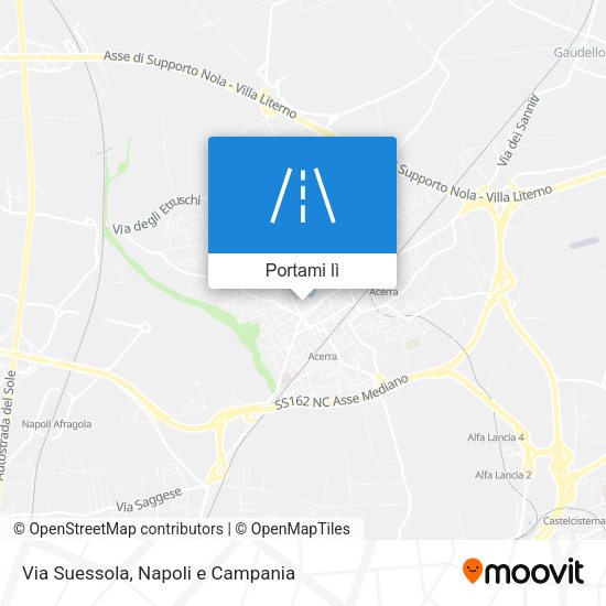 Mappa Via Suessola