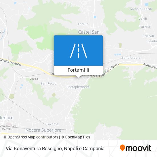 Mappa Via Bonaventura Rescigno