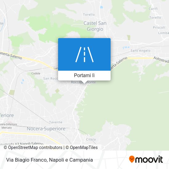 Mappa Via Biagio Franco