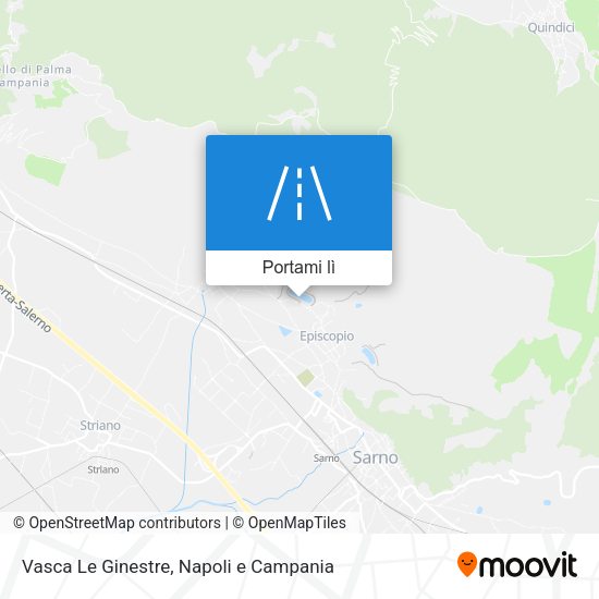 Mappa Vasca Le Ginestre