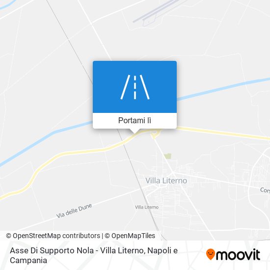 Mappa Asse Di Supporto Nola - Villa Literno