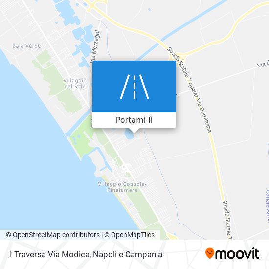 Mappa I Traversa Via Modica