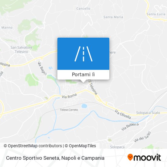 Mappa Centro Sportivo Seneta