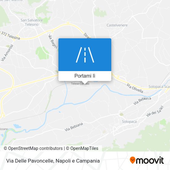 Mappa Via Delle Pavoncelle