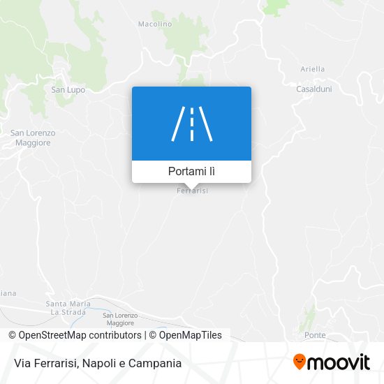 Mappa Via Ferrarisi