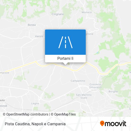 Mappa Pista Caudina