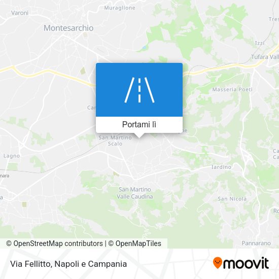 Mappa Via Fellitto