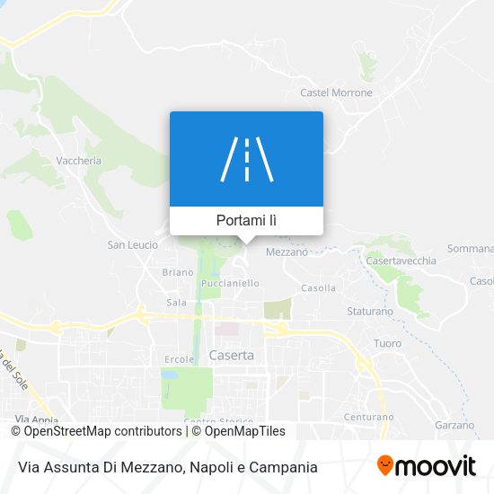 Mappa Via Assunta Di Mezzano