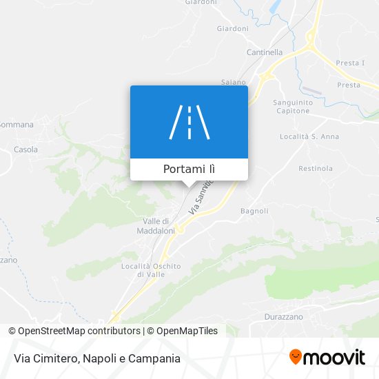 Mappa Via Cimitero