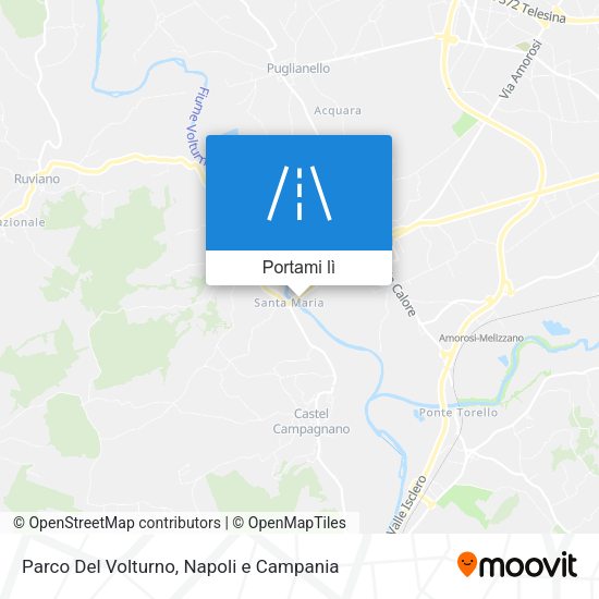 Mappa Parco Del Volturno