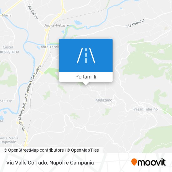 Mappa Via Valle Corrado