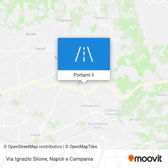 Mappa Via Ignazio Silone