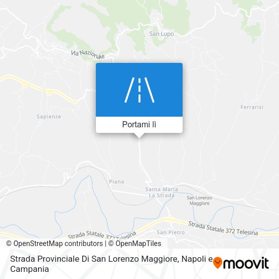 Mappa Strada Provinciale Di San Lorenzo Maggiore