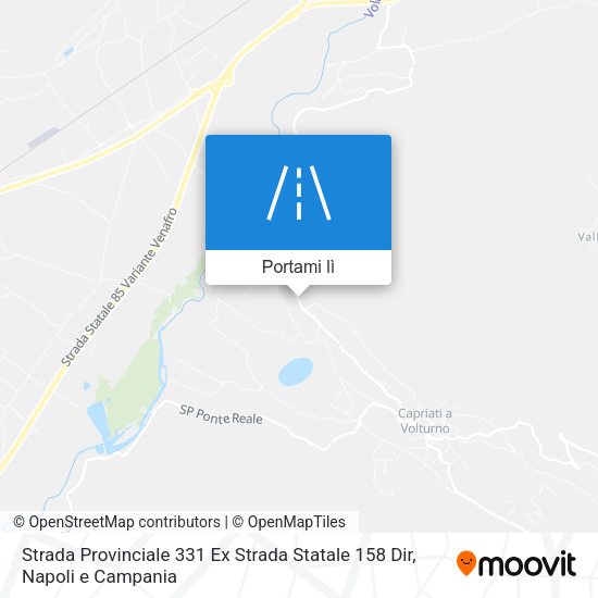 Mappa Strada Provinciale 331 Ex Strada Statale 158 Dir