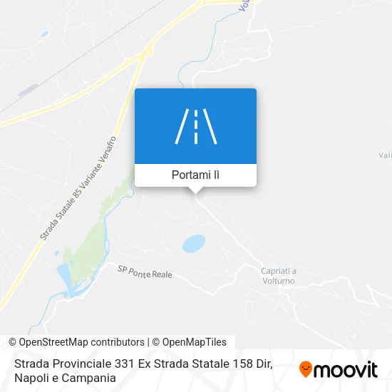 Mappa Strada Provinciale 331 Ex Strada Statale 158 Dir