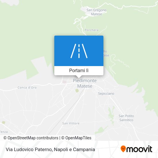 Mappa Via Ludovico Paterno