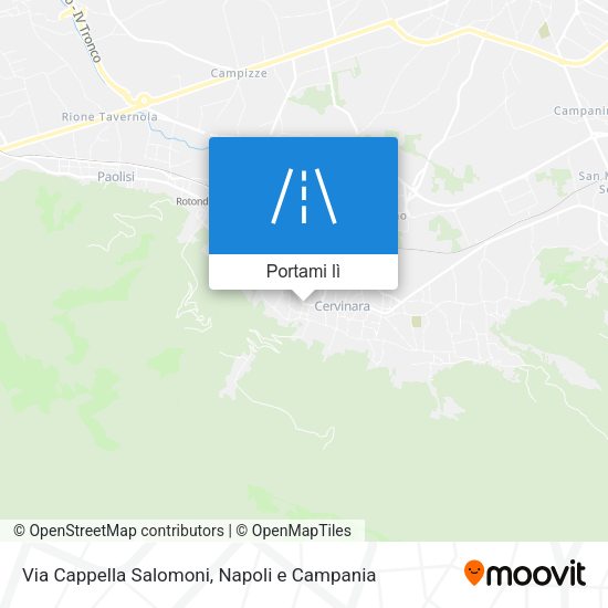 Mappa Via Cappella Salomoni