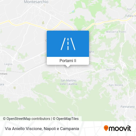 Mappa Via Aniello Viscione