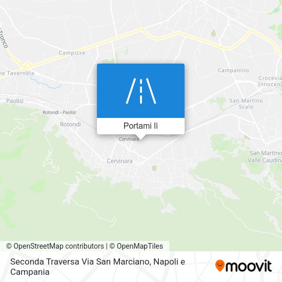 Mappa Seconda Traversa Via San Marciano