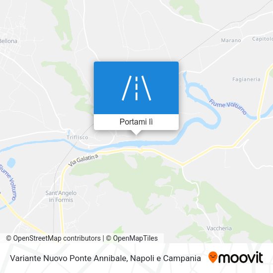 Mappa Variante Nuovo Ponte Annibale