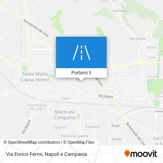 Mappa Via Enrico Fermi