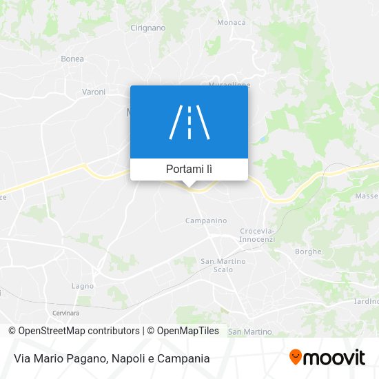 Mappa Via Mario Pagano