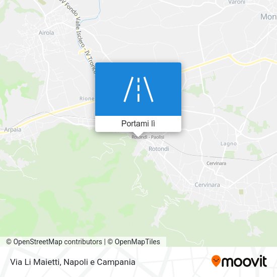 Mappa Via Li Maietti