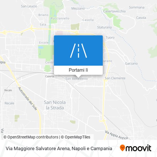 Mappa Via Maggiore Salvatore Arena