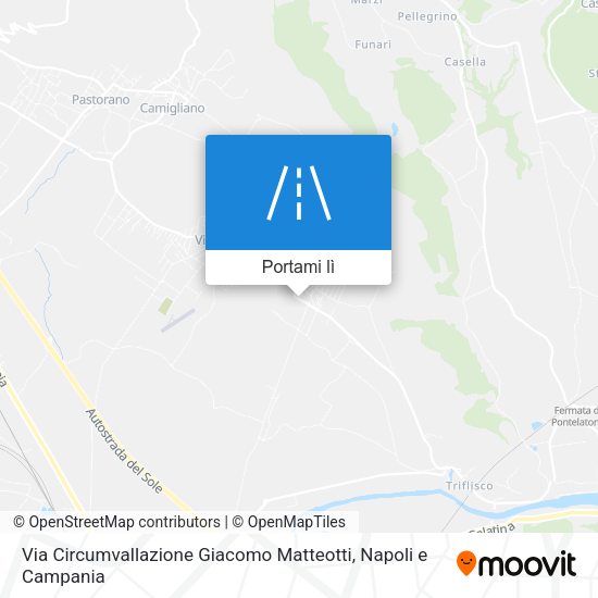 Mappa Via Circumvallazione Giacomo Matteotti
