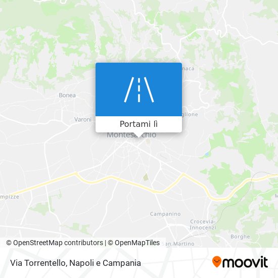 Mappa Via Torrentello
