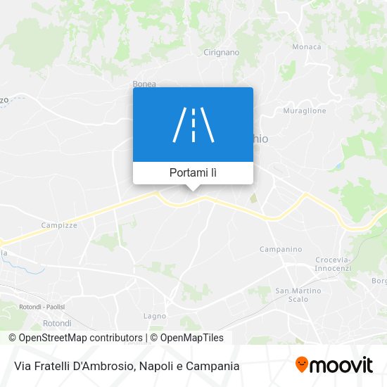 Mappa Via Fratelli D'Ambrosio