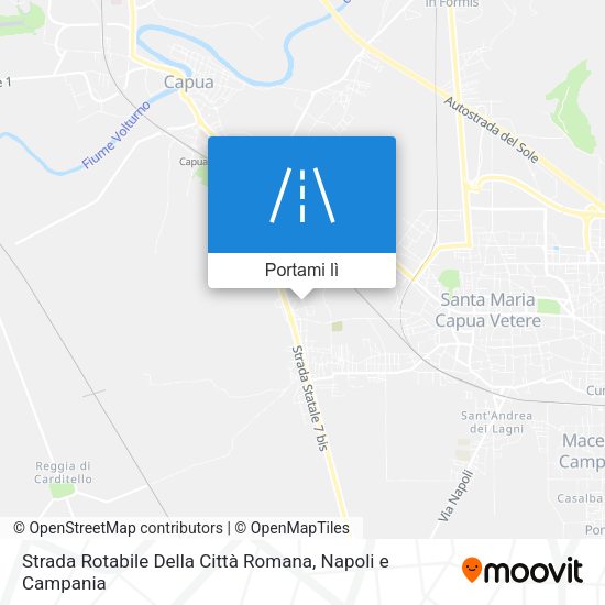 Mappa Strada Rotabile Della Città Romana