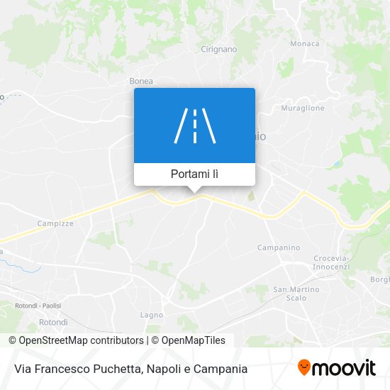 Mappa Via Francesco Puchetta