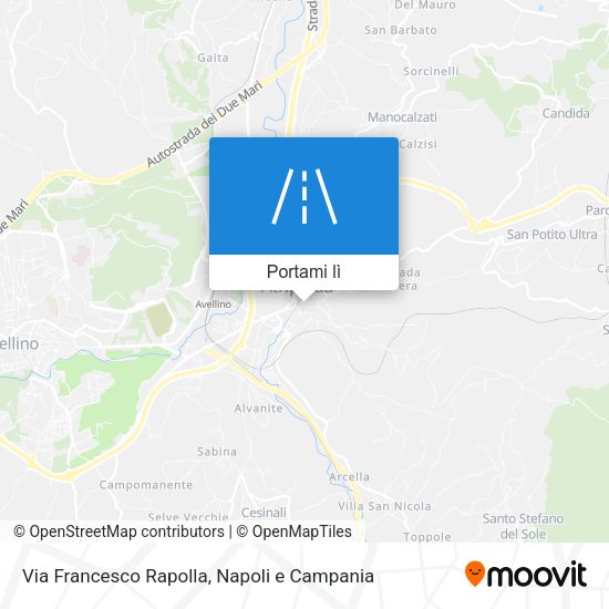 Mappa Via Francesco Rapolla