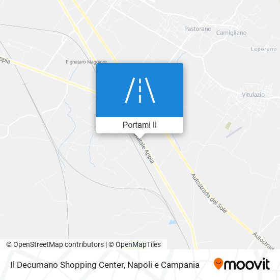 Mappa Il Decumano Shopping Center
