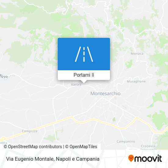 Mappa Via Eugenio Montale