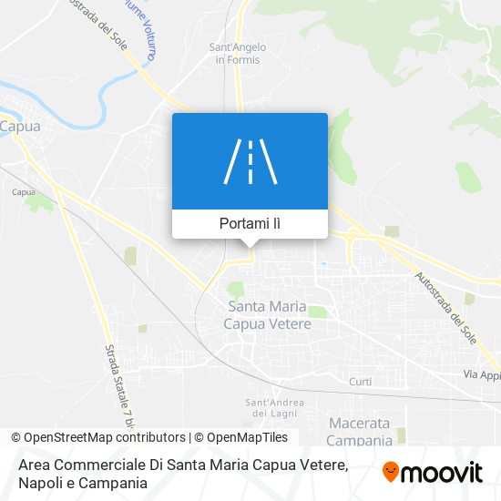 Mappa Area Commerciale Di Santa Maria Capua Vetere