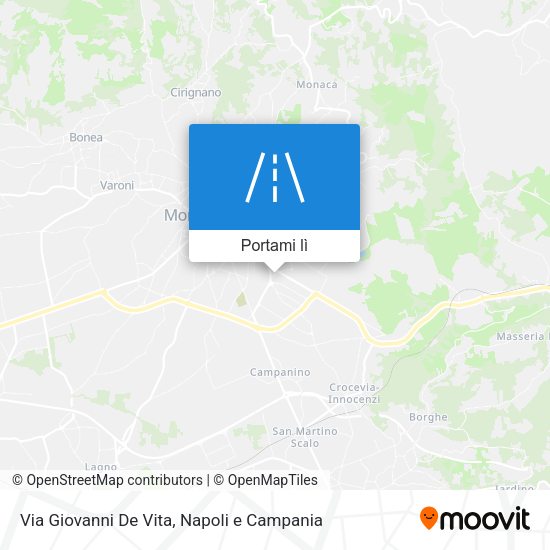 Mappa Via Giovanni De Vita
