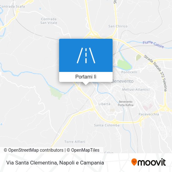 Mappa Via Santa Clementina