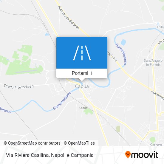 Mappa Via Riviera Casilina