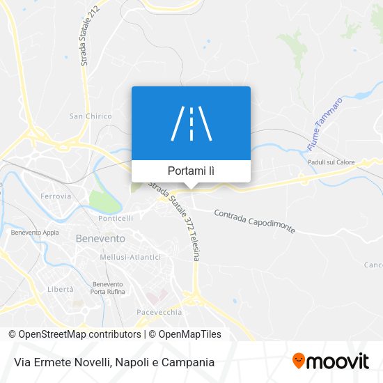 Mappa Via Ermete Novelli